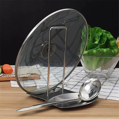 Metal spoon rest