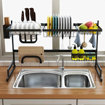 Stainless steel kitchen sink rack large size 85c.m
