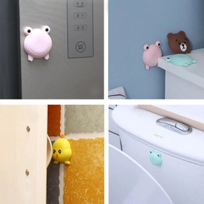 Silicone door safety stopper