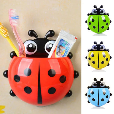 Ladybird toothbrush holder