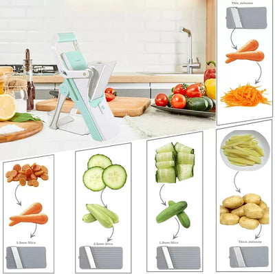 5in1 vagetable cutter slicer multifuntional chopper