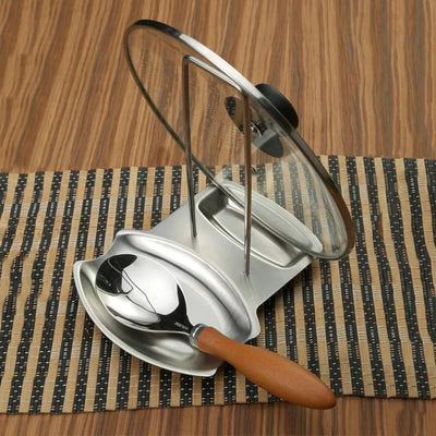 Metal spoon rest