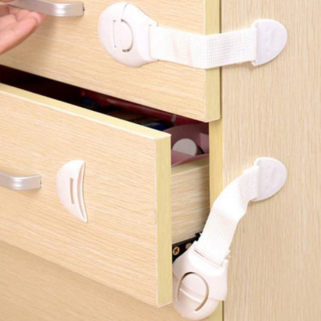 Pack of 2 Child Safety Locks For Drawers