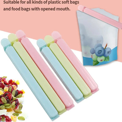 Portable sealing bag clip pack of 5