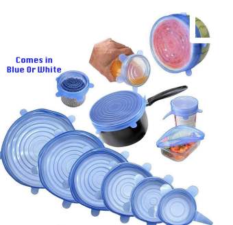 6Pcs Food Silicone Cover